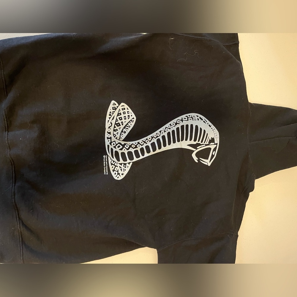 Wild Bobby Retro Ford Shelby Cobra Emblem Vintage black sweatshirt